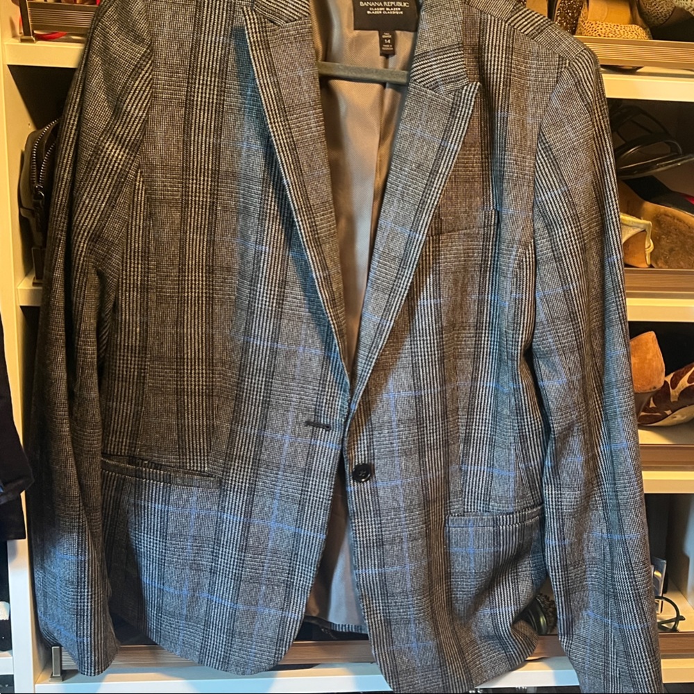 Women’s  Plaid Blazer